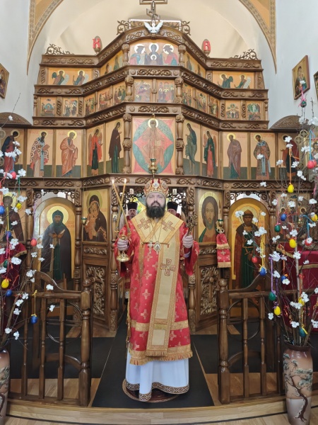 ЕПИСКОП АМВРОСИЙ СОВЕРШИЛ ЛИТУРГИЮ В ХРАМЕ ДИМИТРИЯ ДОНСКОГО Г. БОРИСОВА